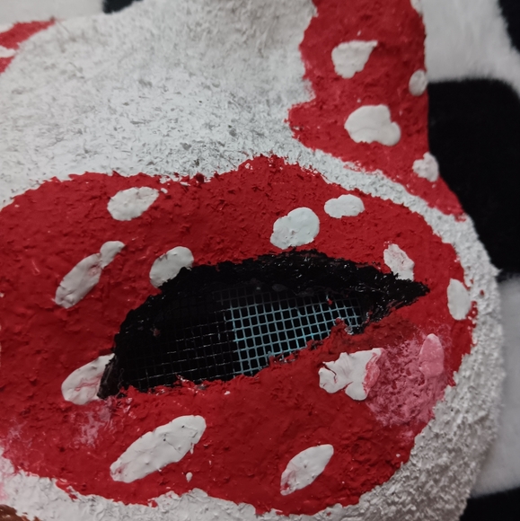 Strawberry Therian Kitty Mask - Picture 2 of 9